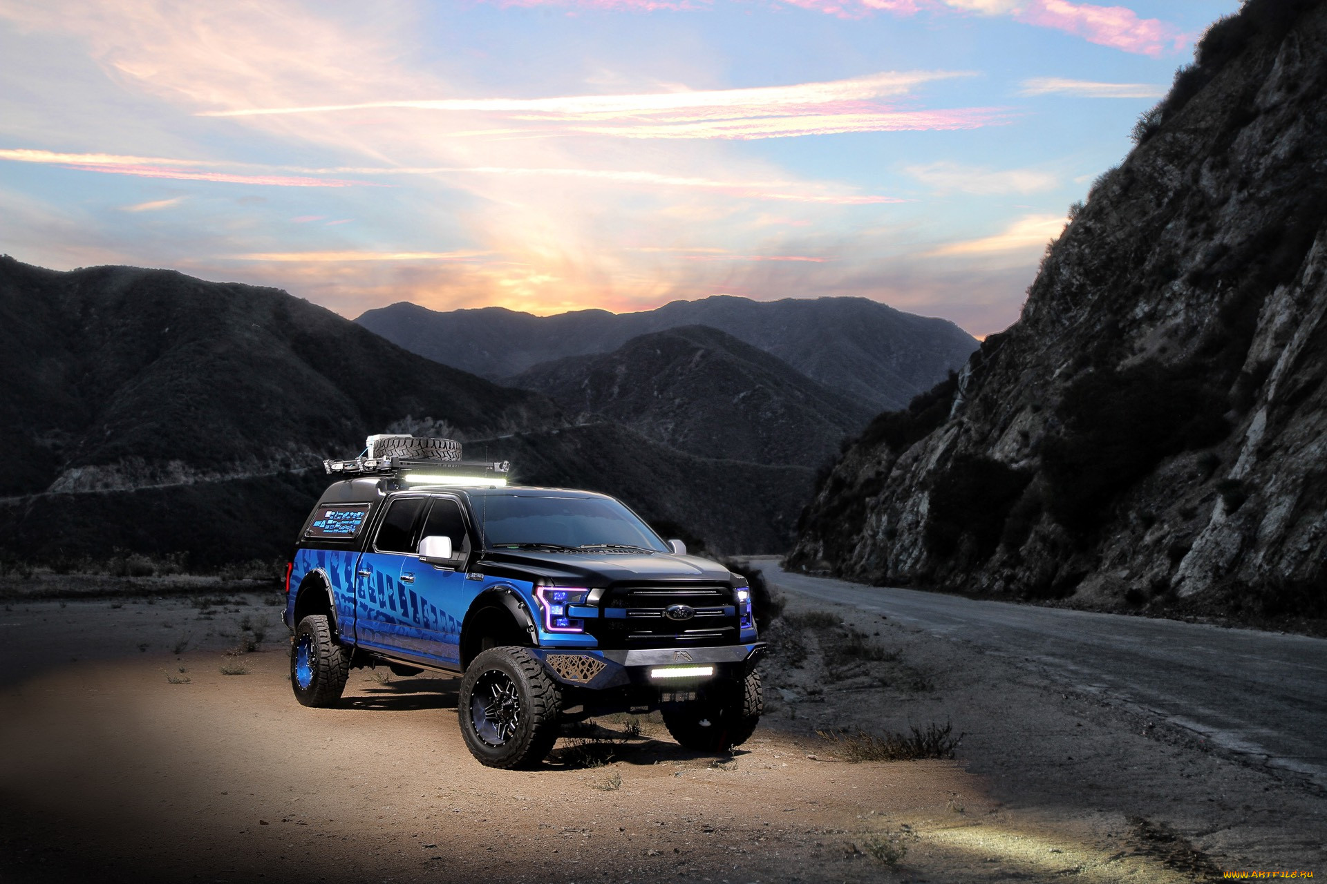 , custom pick-up, ford